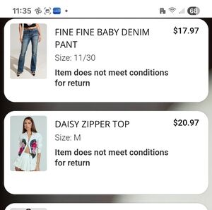 AKIRA FINE FINE BABY DENIM PANT Size 11/3011/30